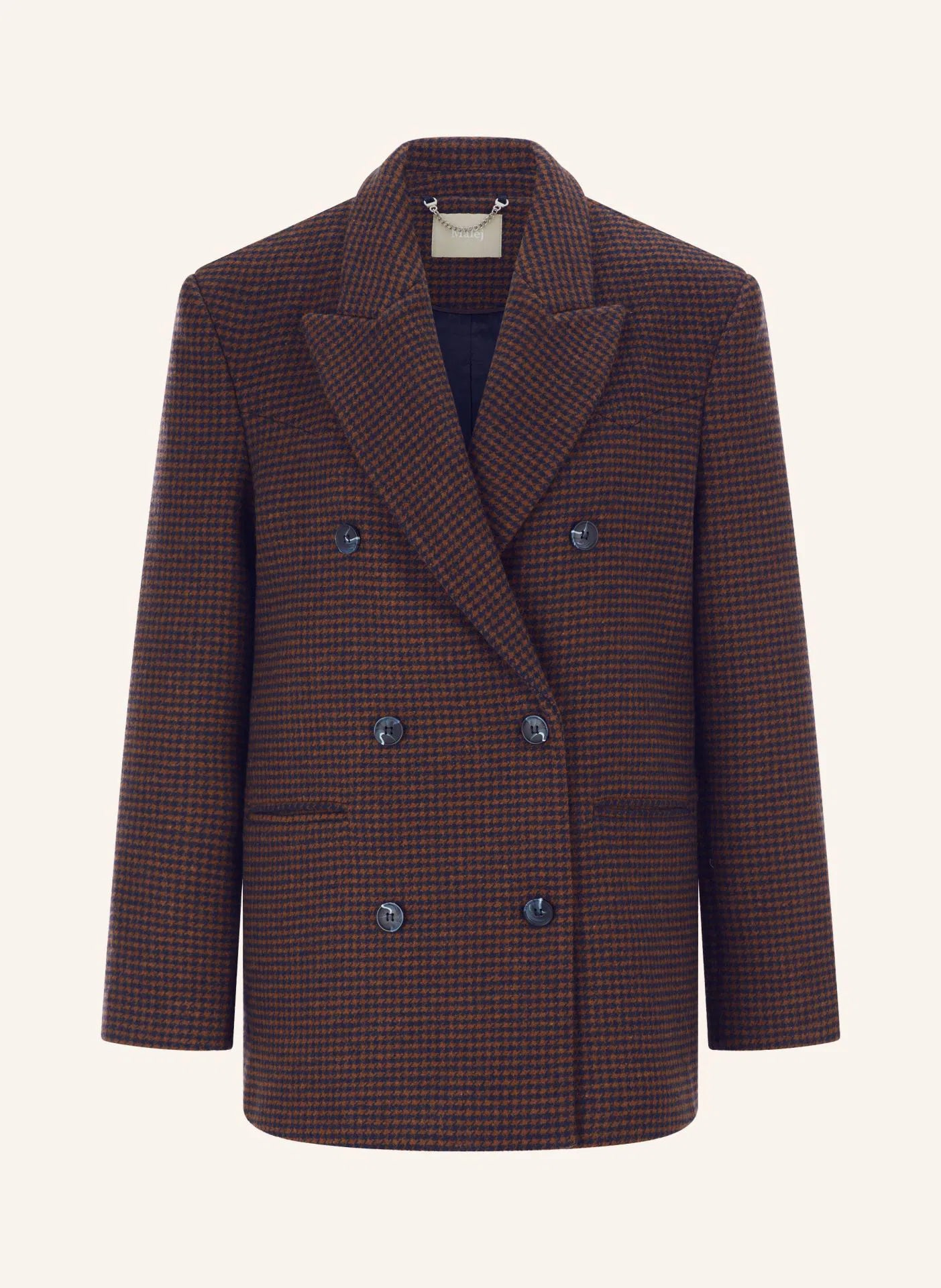 Malej Blazer in Blau/Braun