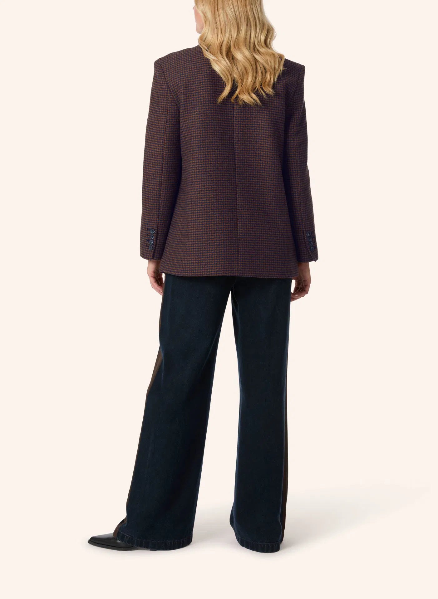 Malej Blazer in Blau/Braun