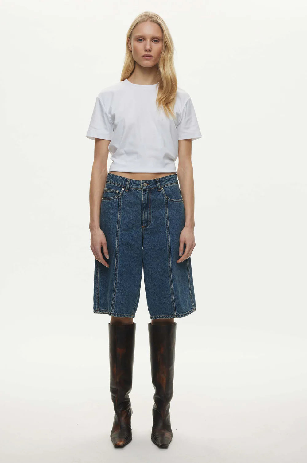 Oval Square Edie Denim Short