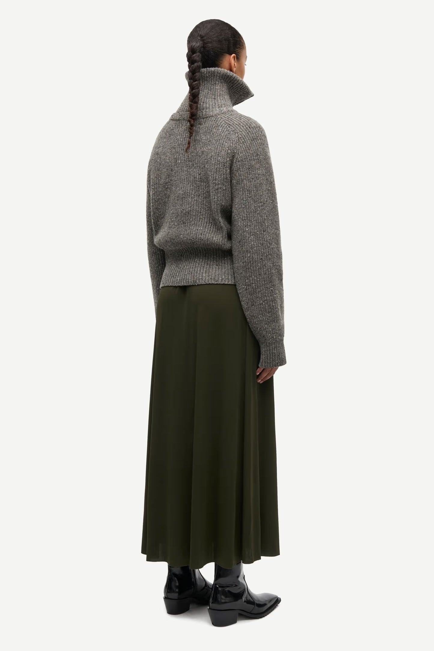 Samsoe Samsoe Saamandy Turtleneck in Grey