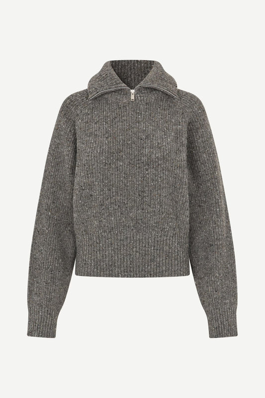 Samsoe Samsoe Saamandy Turtleneck in Grey