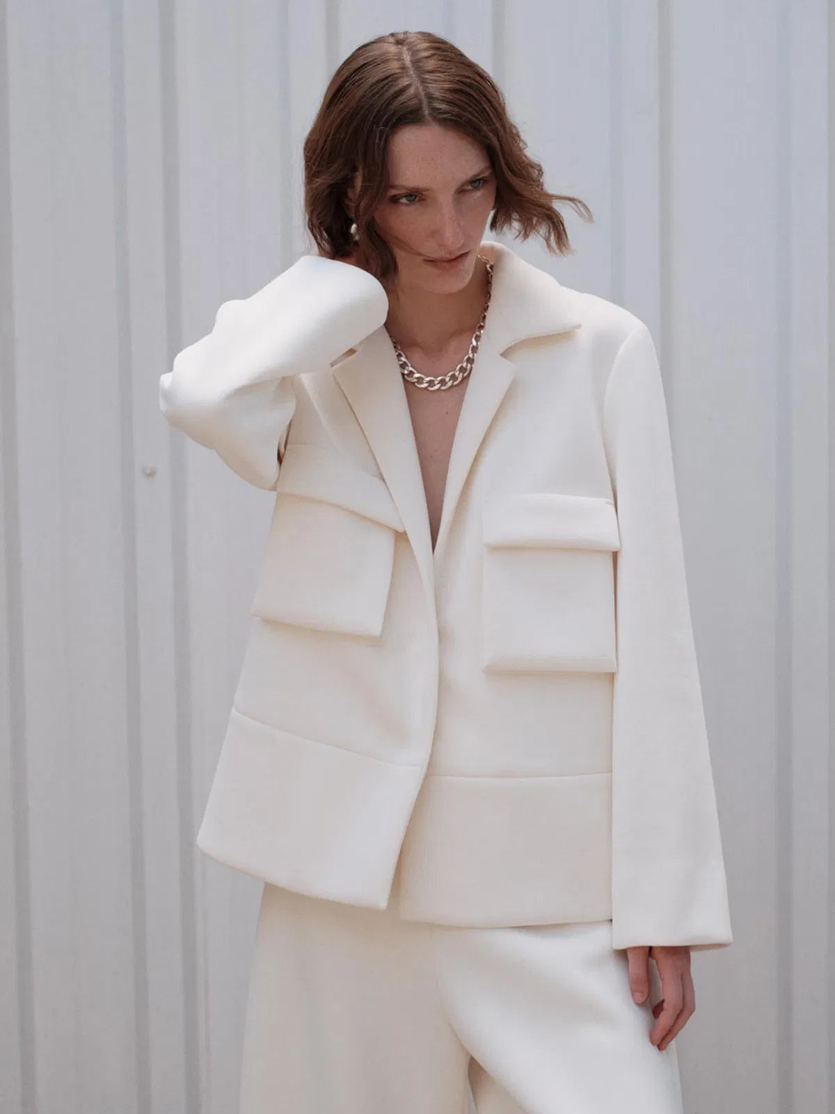 Malej Jacke in Ivory