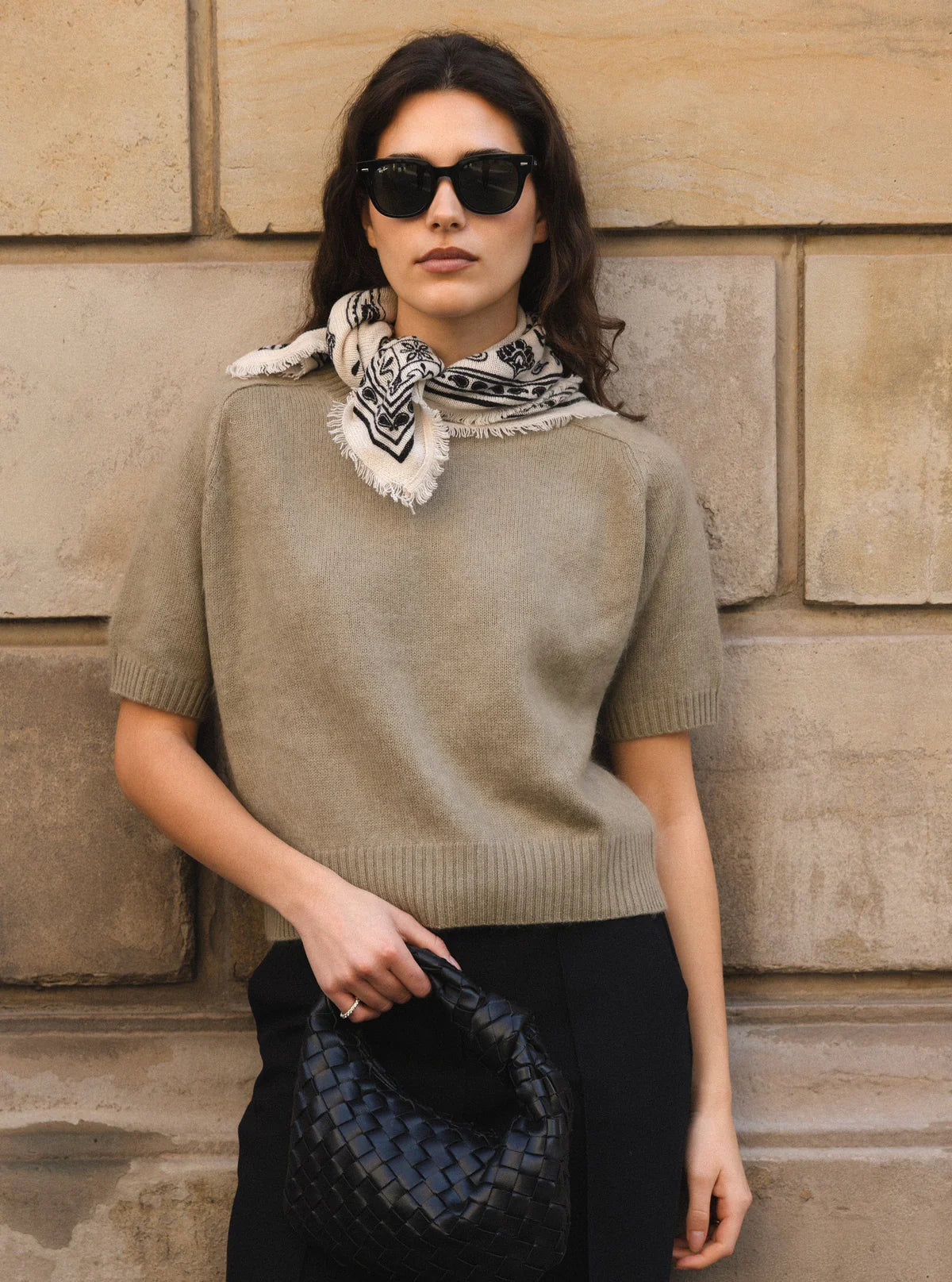 Anna v. Berg Nele Scarf in Sugar Breeze