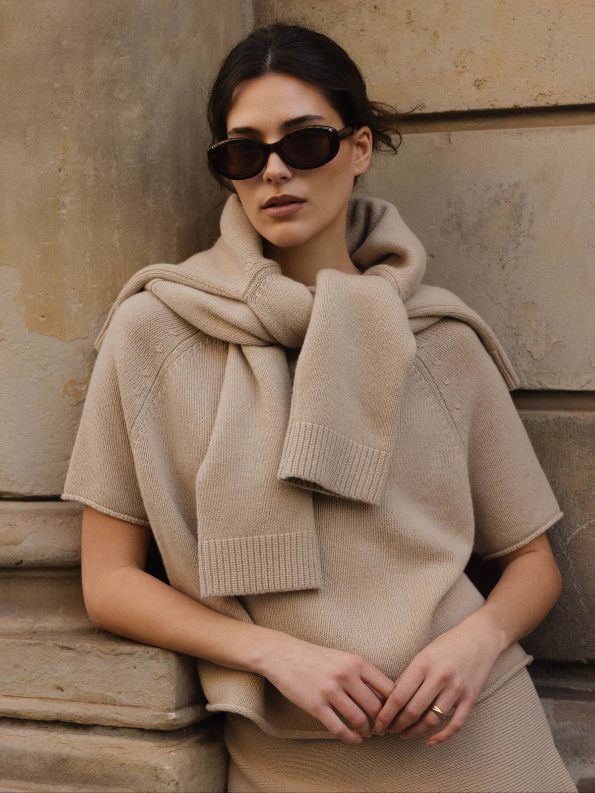 Anna v. Berg Greta Sweater in Camel
