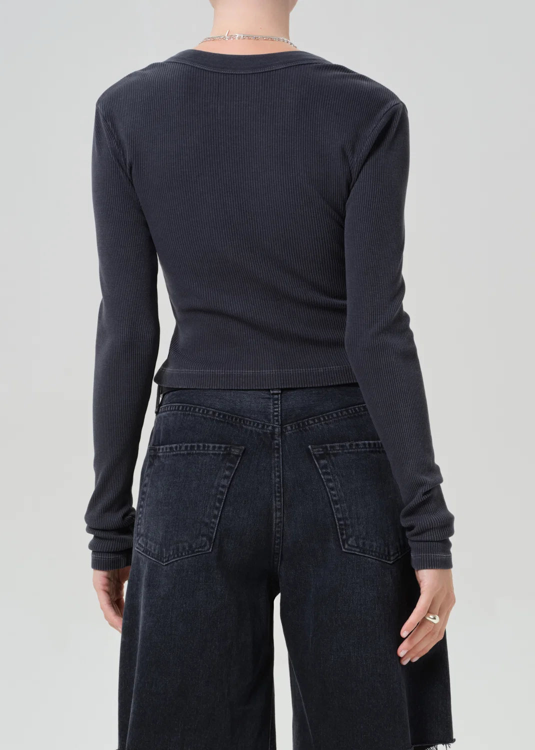 Citizens of Humanity Varra Shirt in Grau/Blau