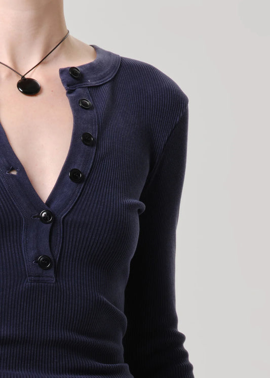 Citizens of Humanity Varra Shirt in Navy