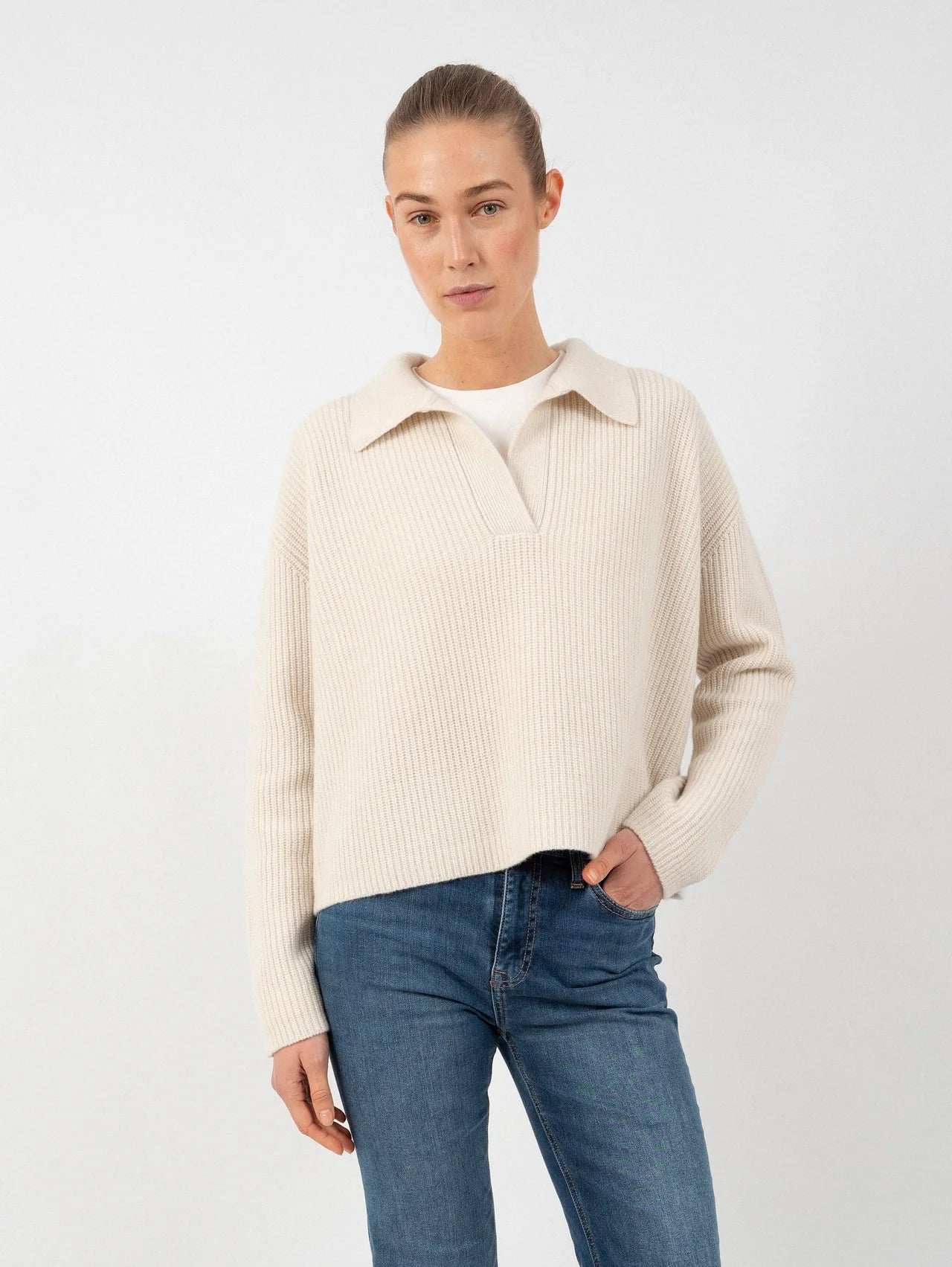 Anna v. Berg Stella Pullover in Vanille