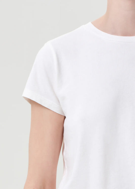 Agolde Adine Shirt in White Ash