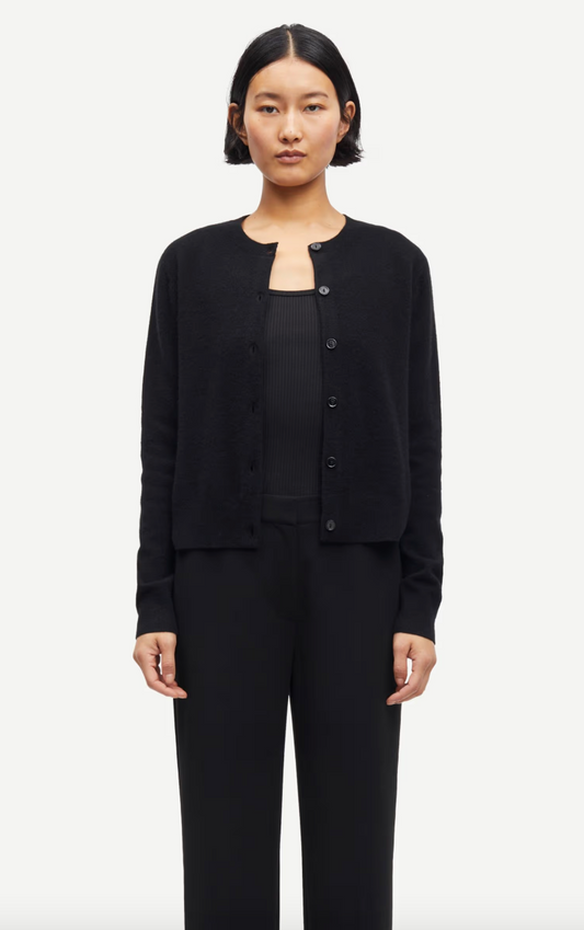 Samsoe Samsoe Saboston Cardigan in Schwarz