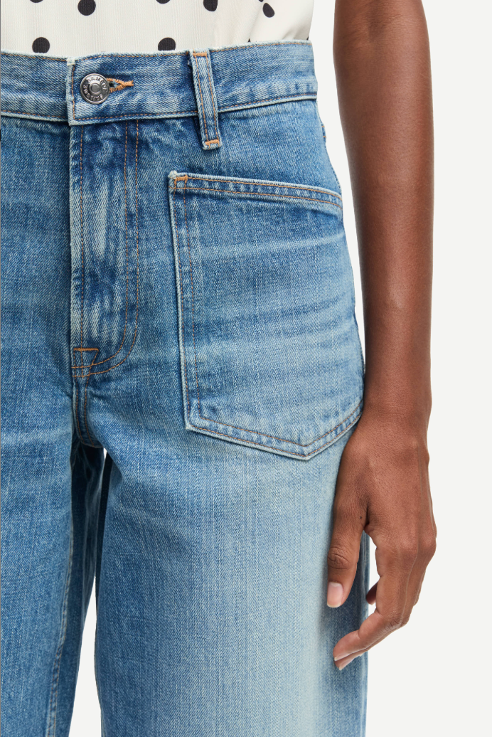 Samsoe Samsoe Saveyra Jeans Oceanic blue