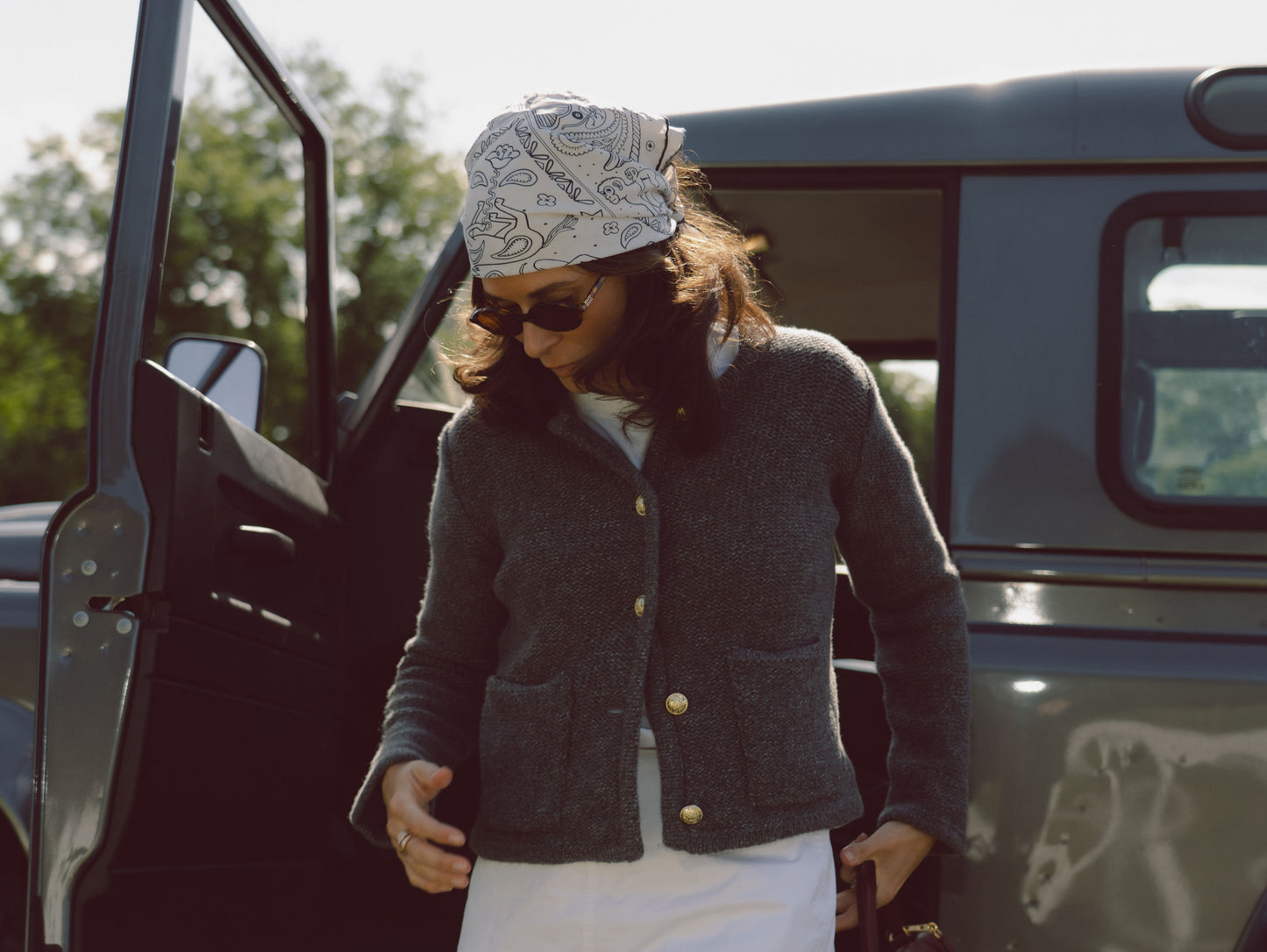 Anna v. Berg Patricia Jacke in Anthrazit