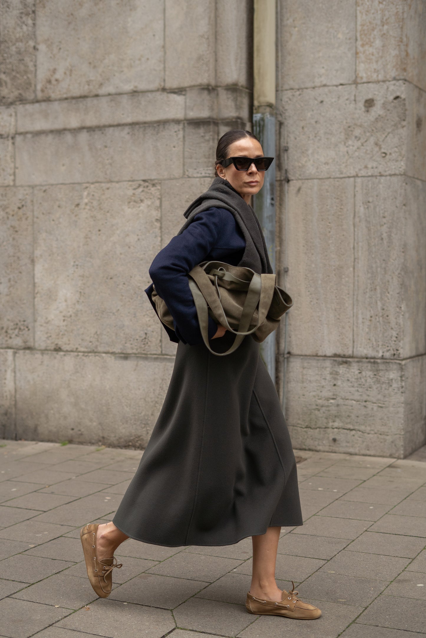 Gabriella Tasche in Moss Green