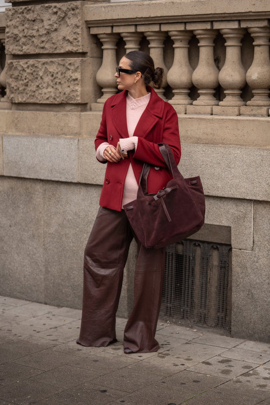 Gabriella Tasche in Aubergine