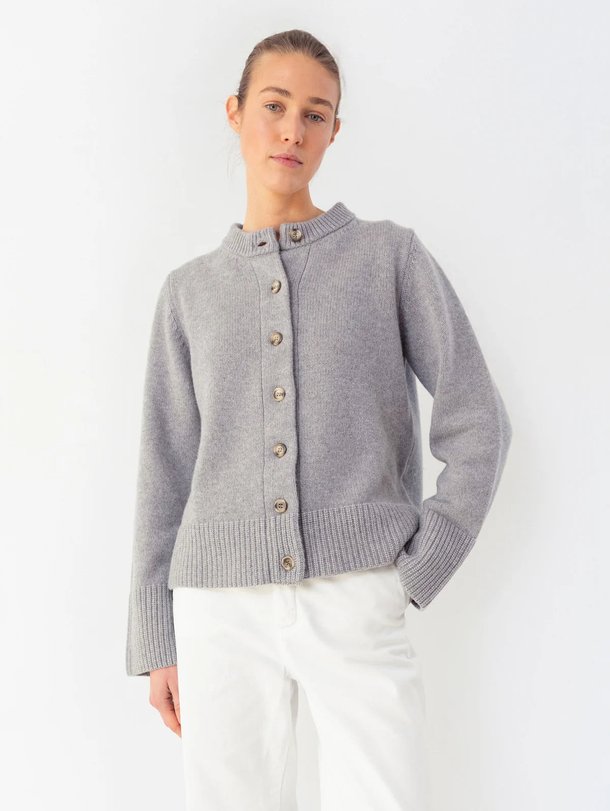 Anna v. Berg Dorothea Cardigan in Fog