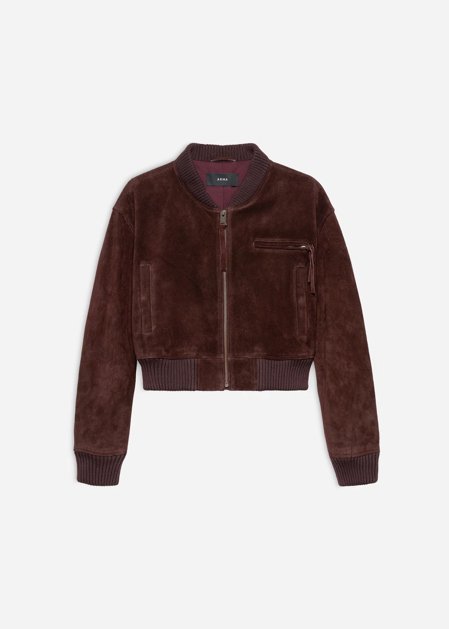 Arma Elettra Lederjacke in Burgund