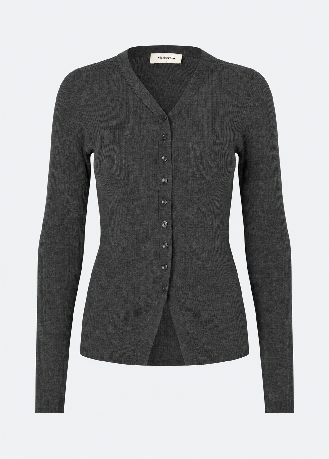 Modström Hiroki Cardigan in Dark Grey
