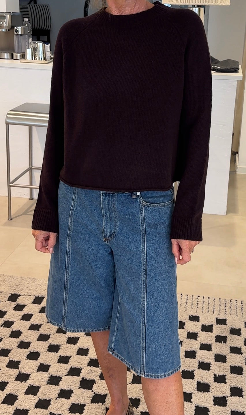 Anna v Berg Gina Sweater in Melanzane