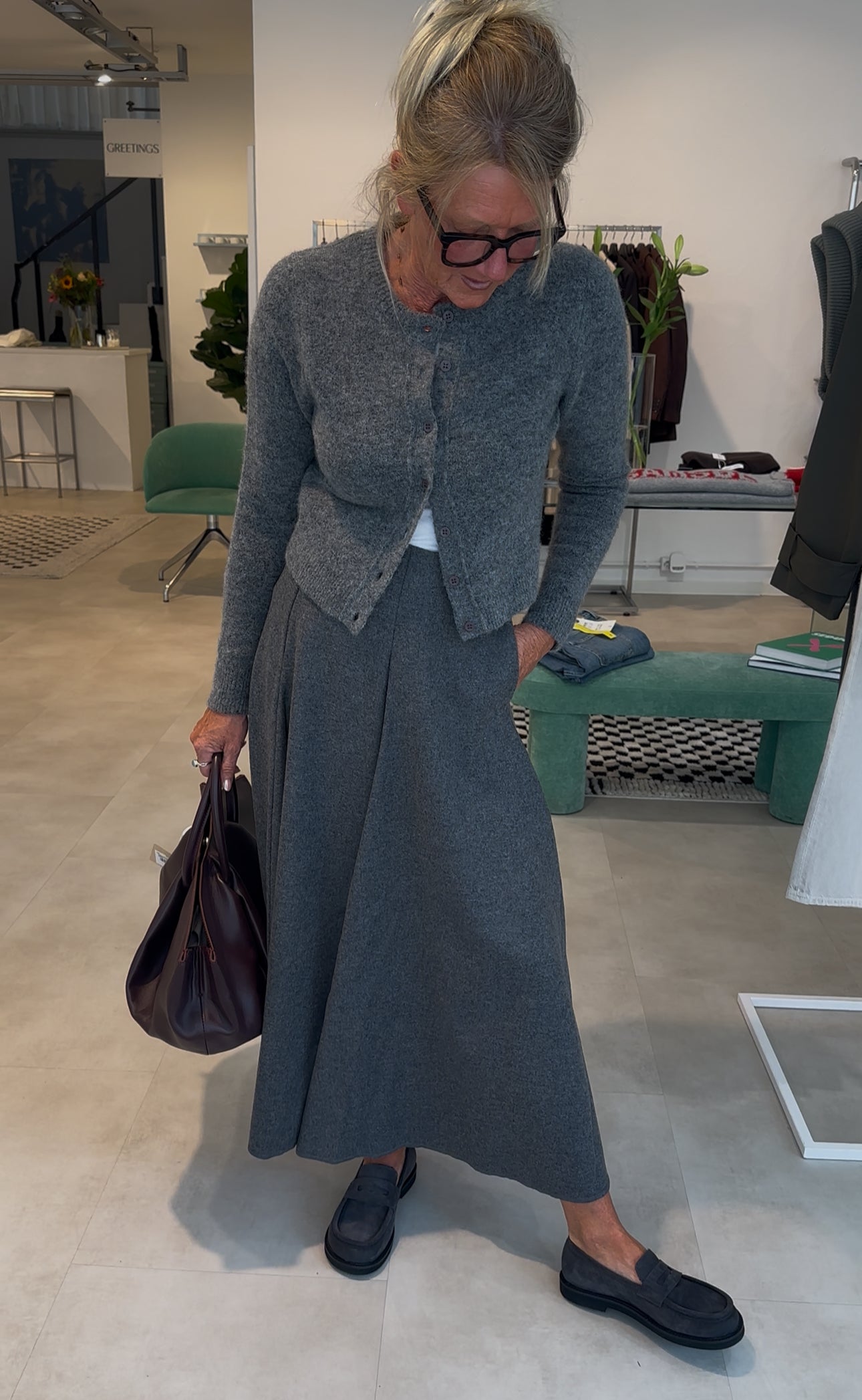Susanne Bommer Malou Rock in Grau