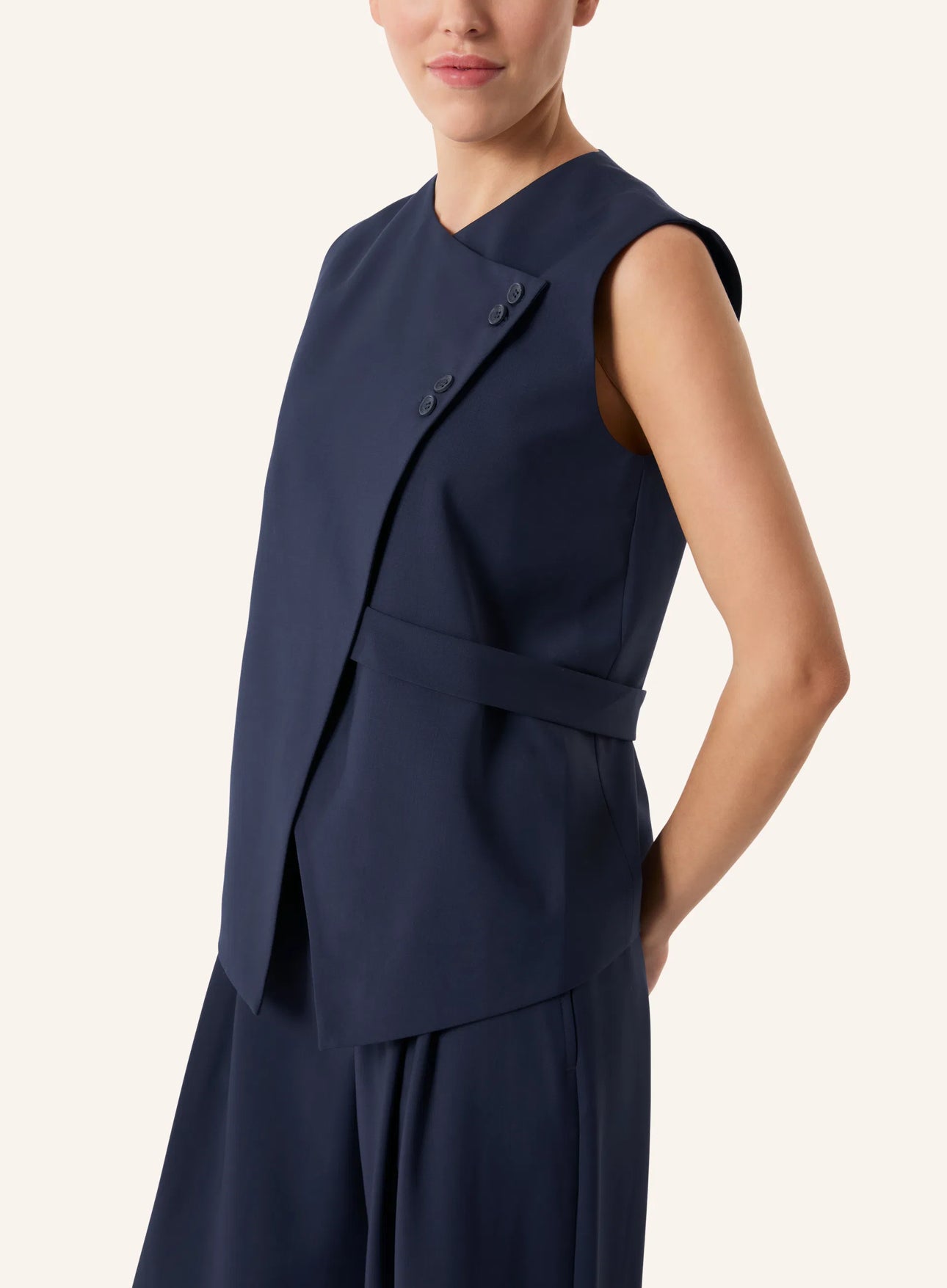 Malej Weste in Blau