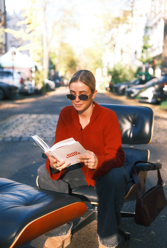 Anna v. Berg Lilly Cardigan in Burgundy