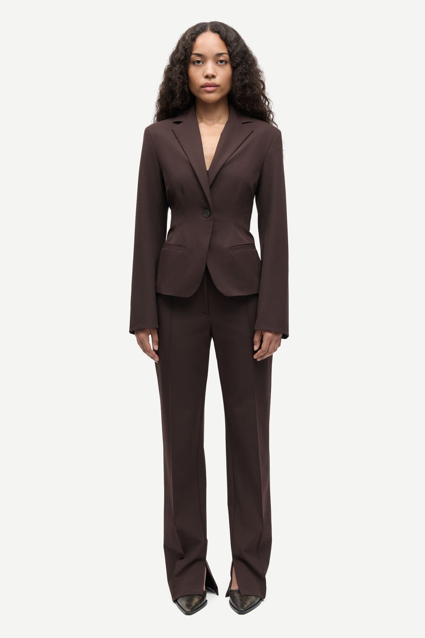 Samsoe Samsoe Saliz Blazer in Espresso