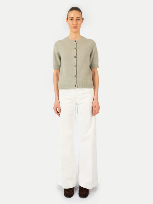 Anna v Berg Louise Cardigan in Thyme