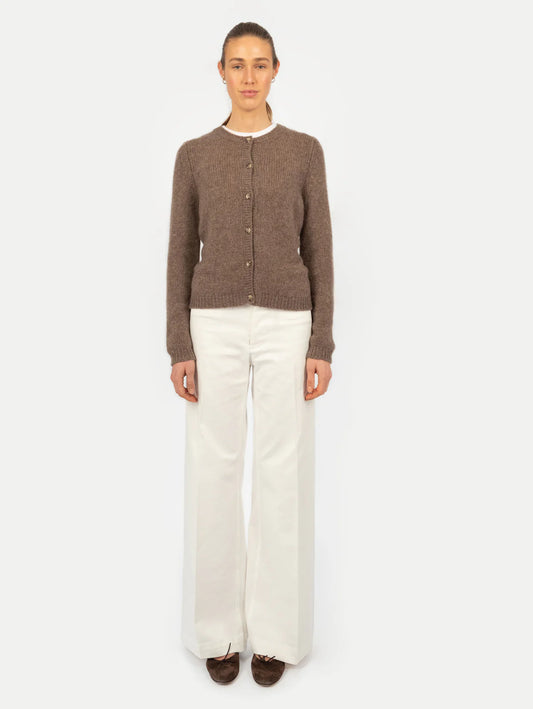 Anna v Berg Feline Cardigan in Hazelnut