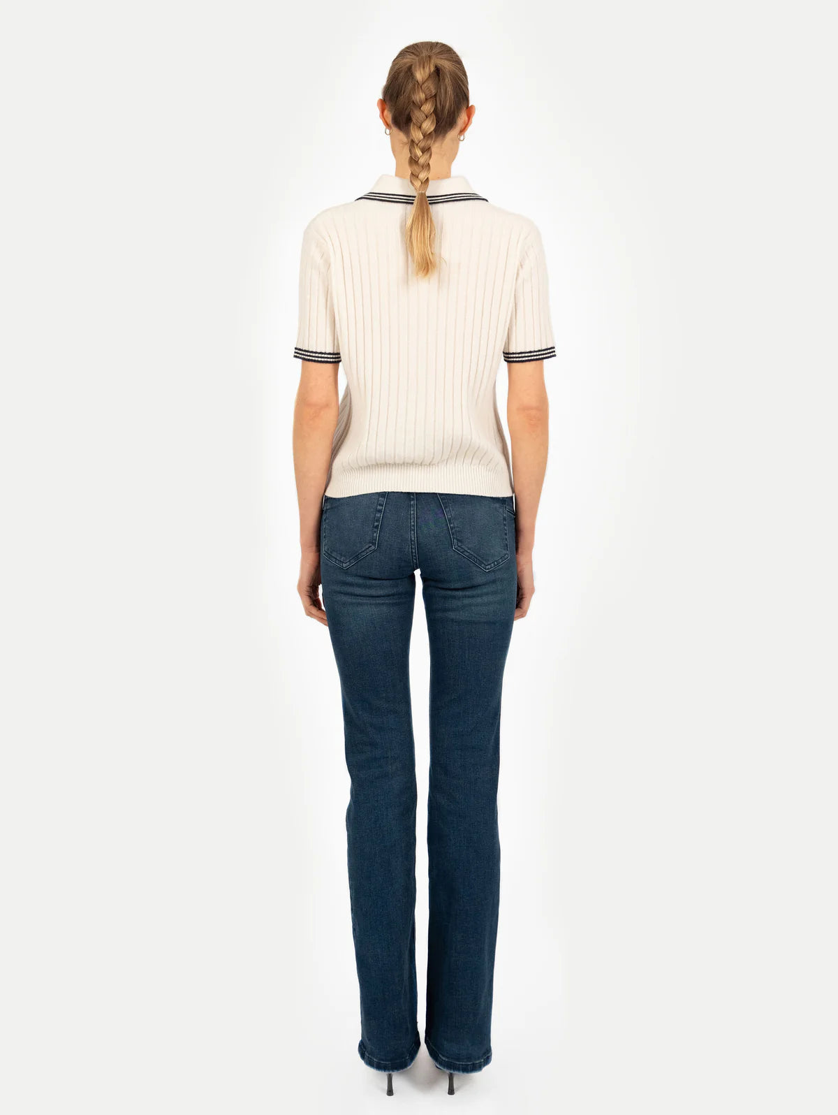Anna v Berg Lea Polo Vanilla Stripes