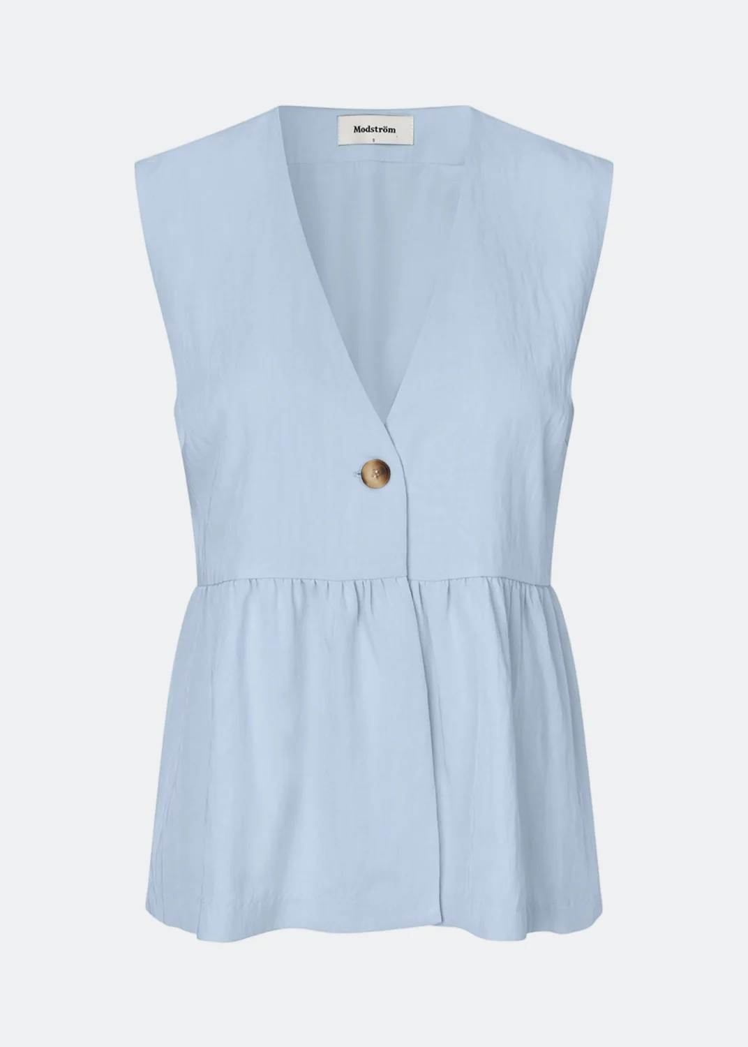 Vilmer Bluse Light Blue Wash