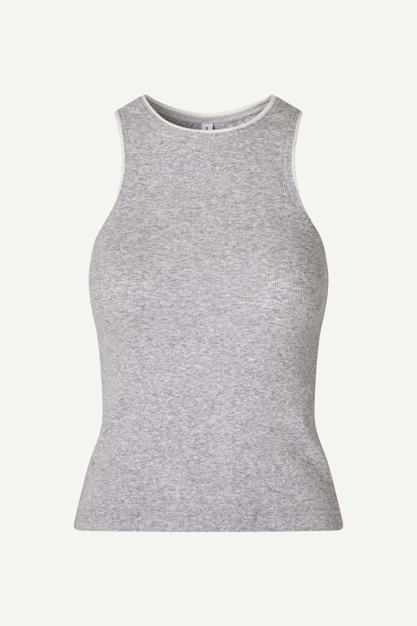 Samsoe Samsoe Agatha Tank Top in Grey Melange