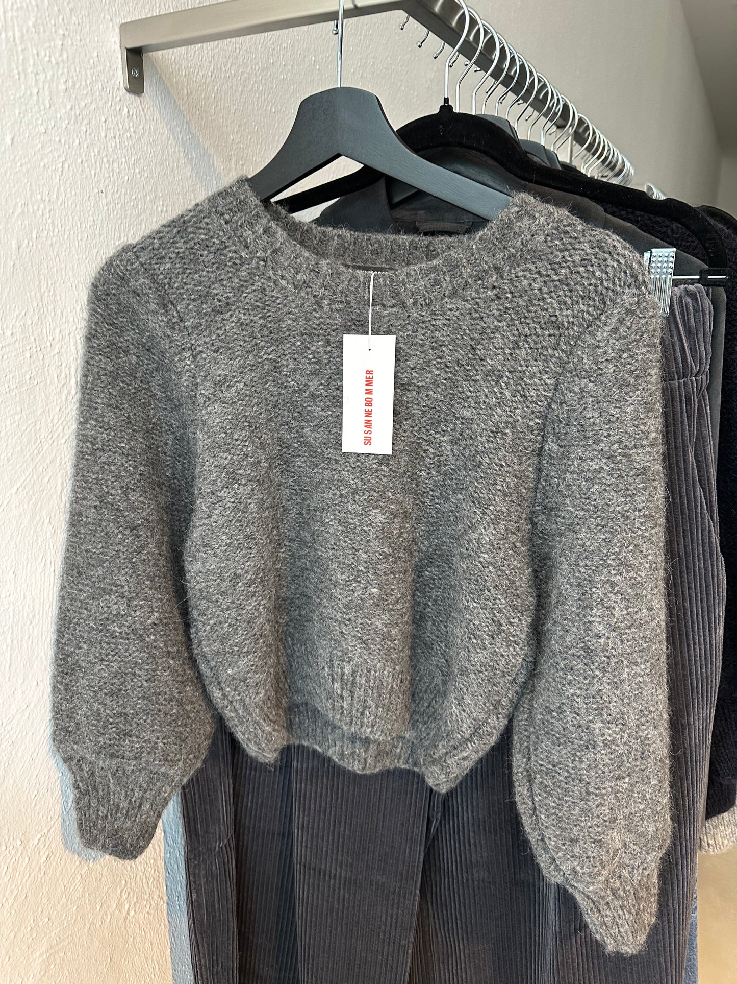 Susanne Bommer Pullover 7/8 Arm Anthrazit