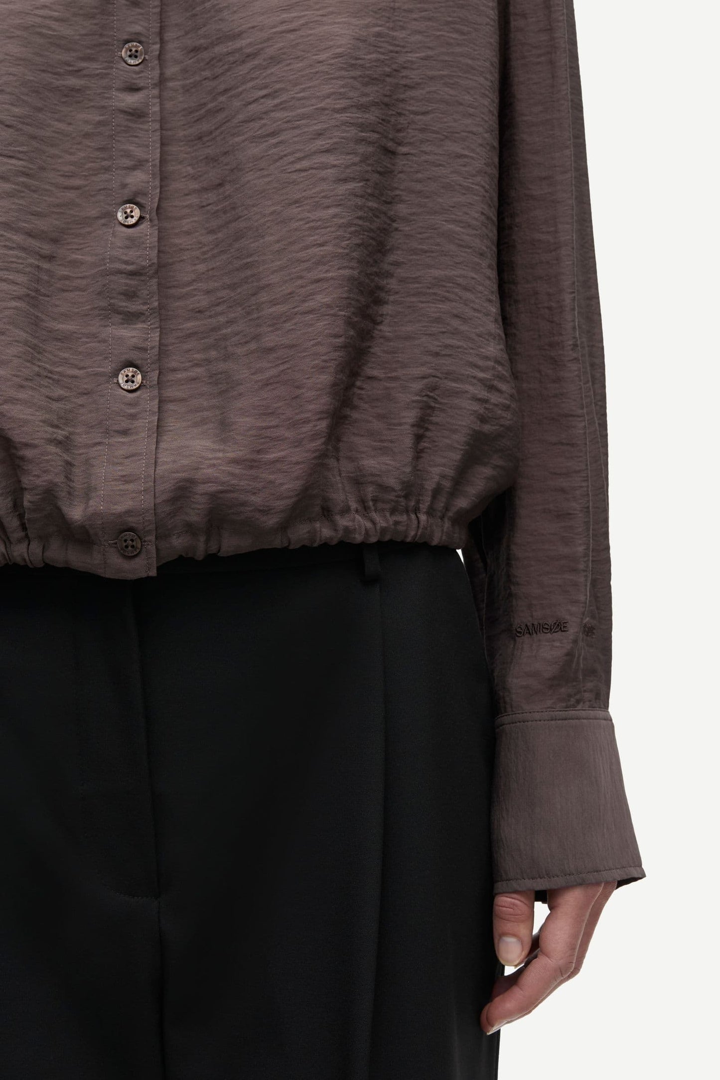 Samsoe Samsoe Sakelly Bluse Schoko