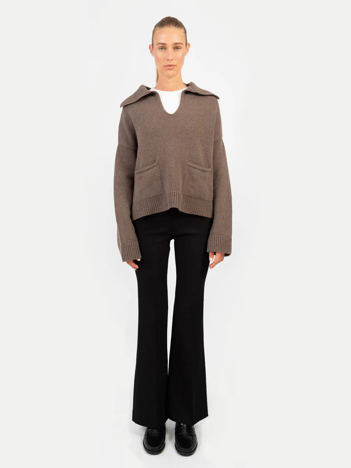 Anna v. Berg Valentine Sweater in Nougat