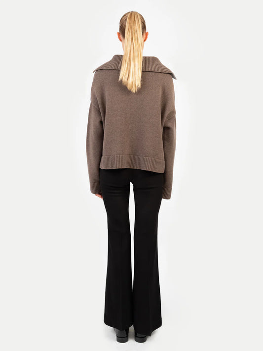 Anna v. Berg Valentine Sweater in Nougat