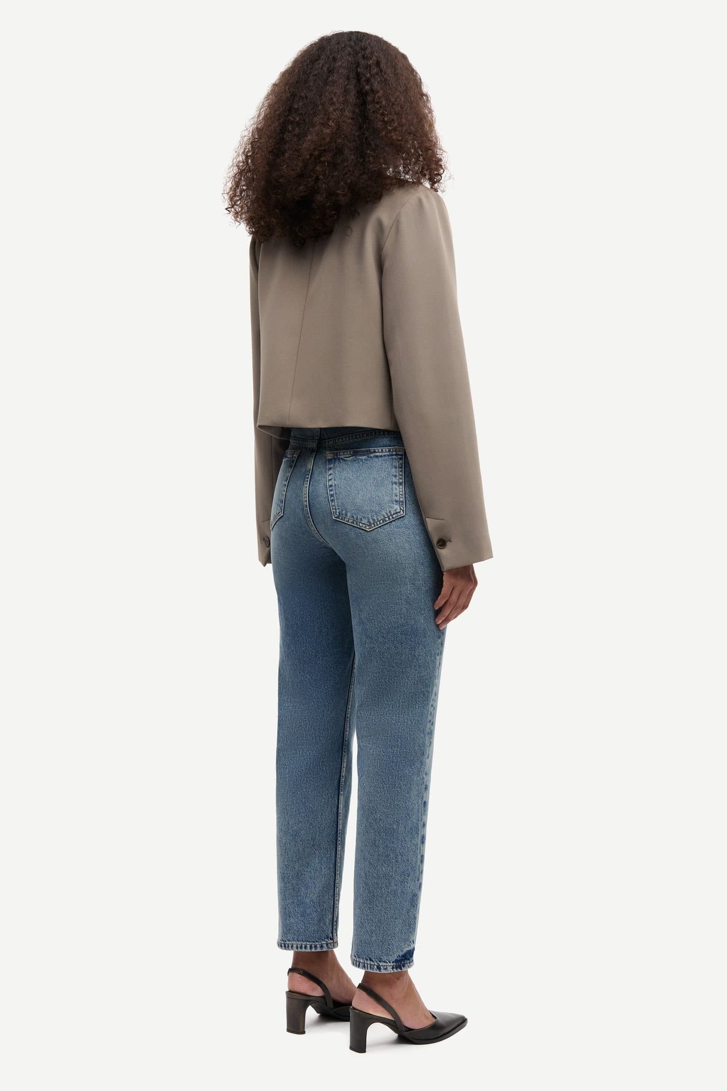 Samsoe Samsoe Salaney Blazer in Dark Aluminium