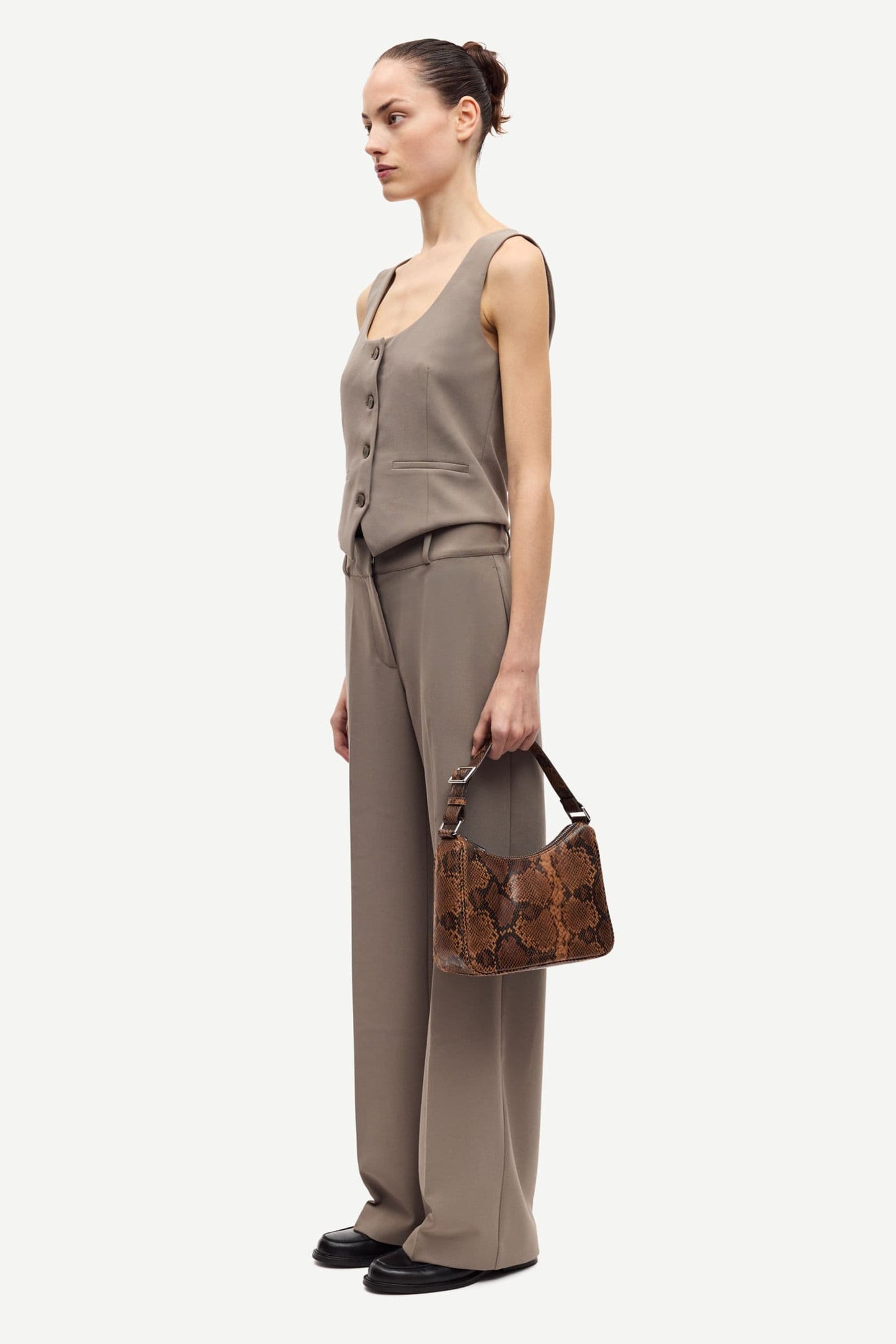 Samsoe Salanay Hose in Dark Aluminium