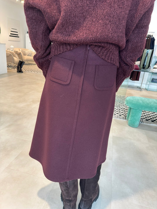 Susanne Bommer Malina Rock in Burgund