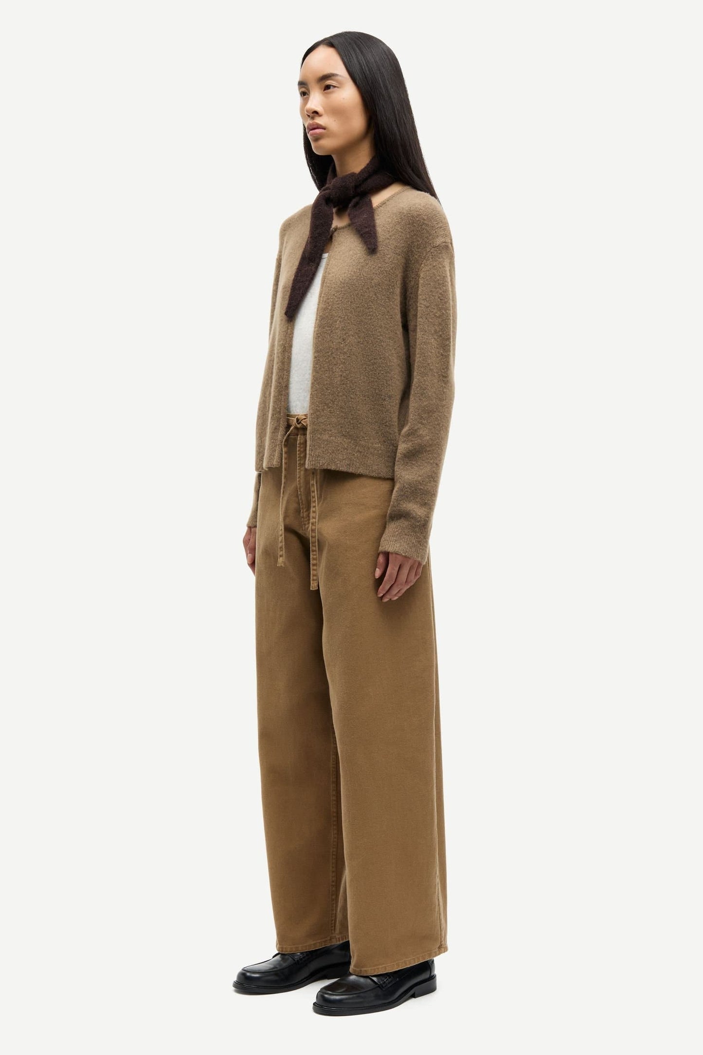 Samsoe Samsoe Sacassandra Cardigan in Otter