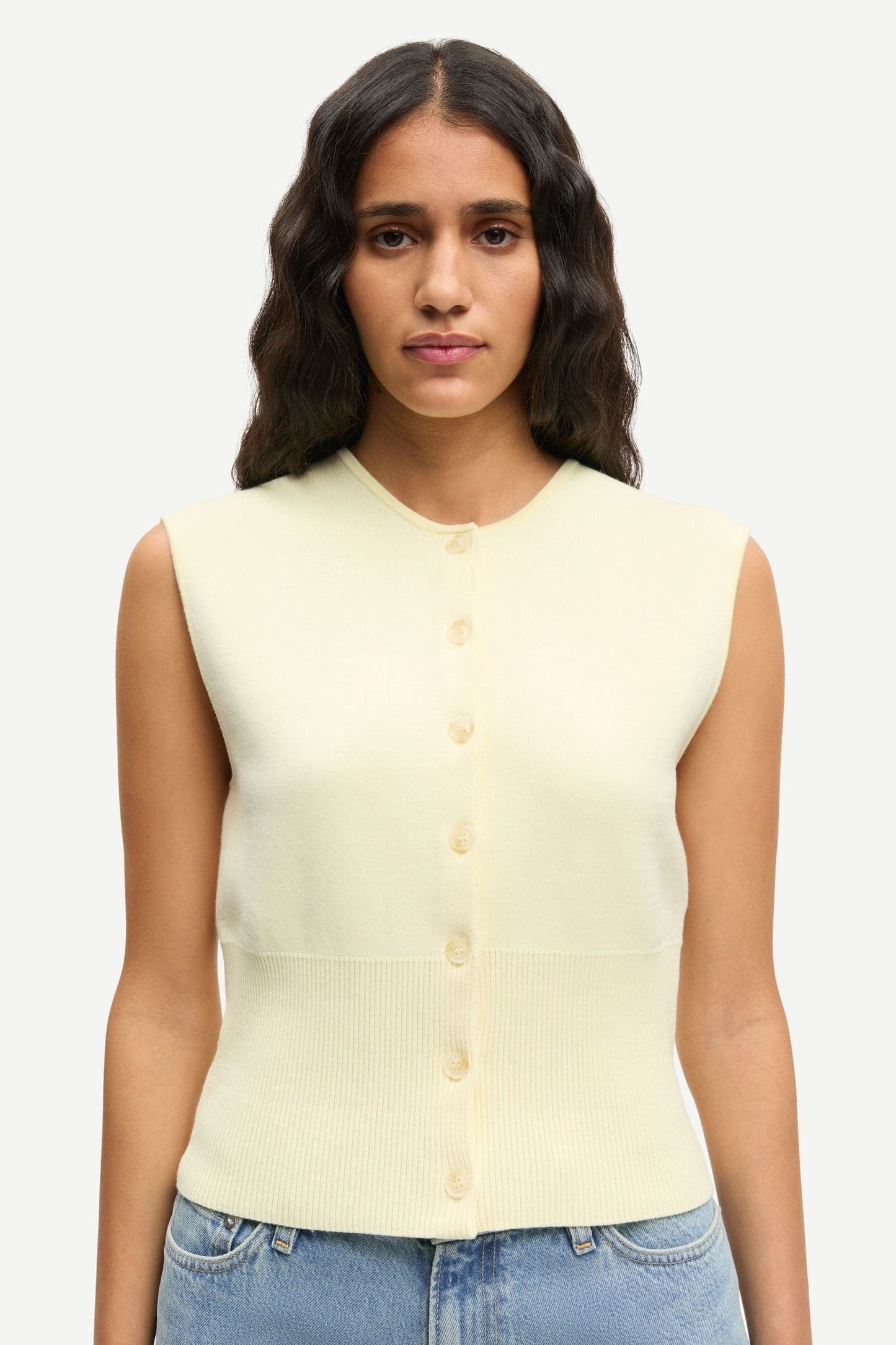 Samsoe Samsoe Saanne Top in Butter Yellow