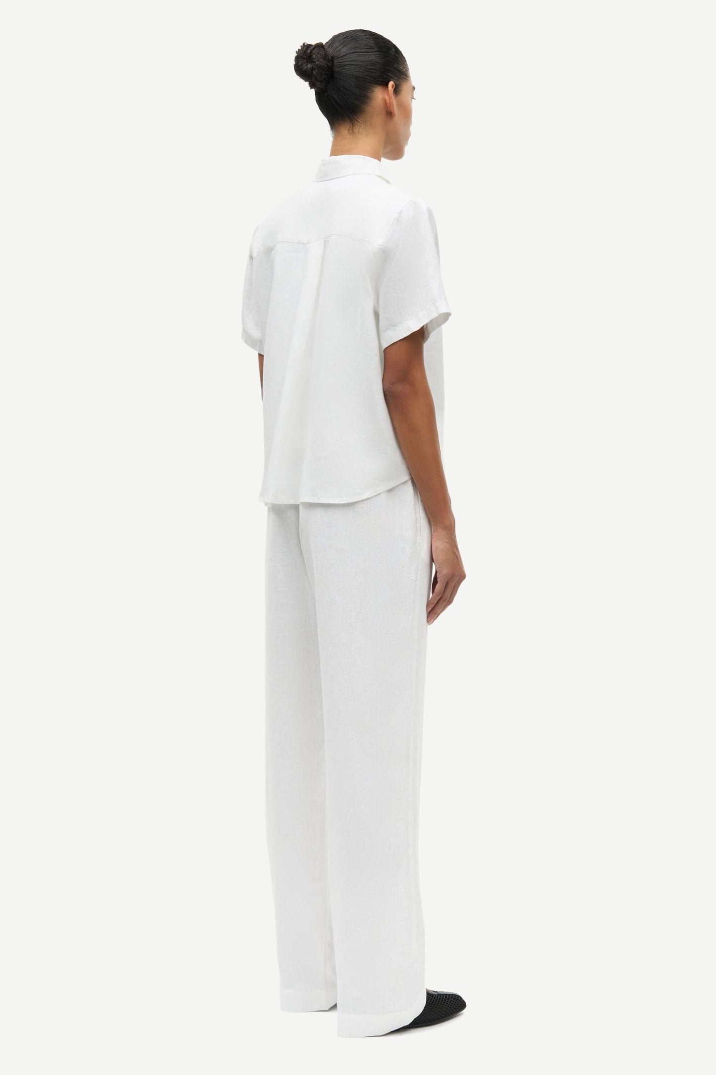 Samsoe Samsoe Sahoys Leinenhose in White