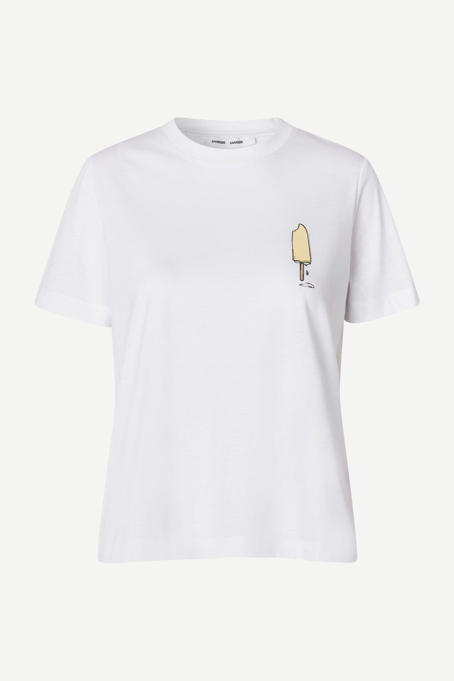 Samsoe Samsoe Sacamino Shirt Weiß/Gelb