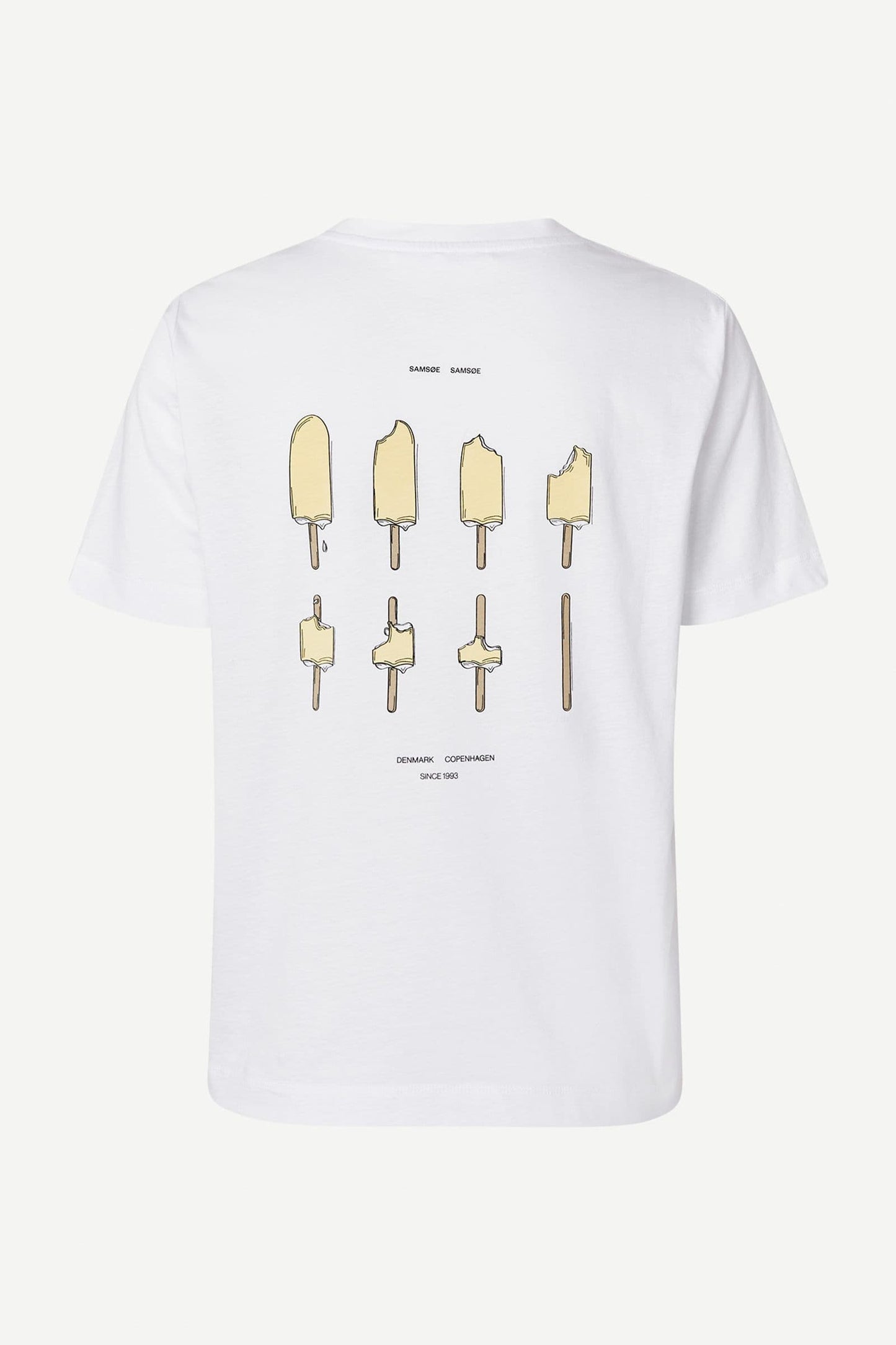 Samsoe Samsoe Sacamino Shirt Weiß/Gelb