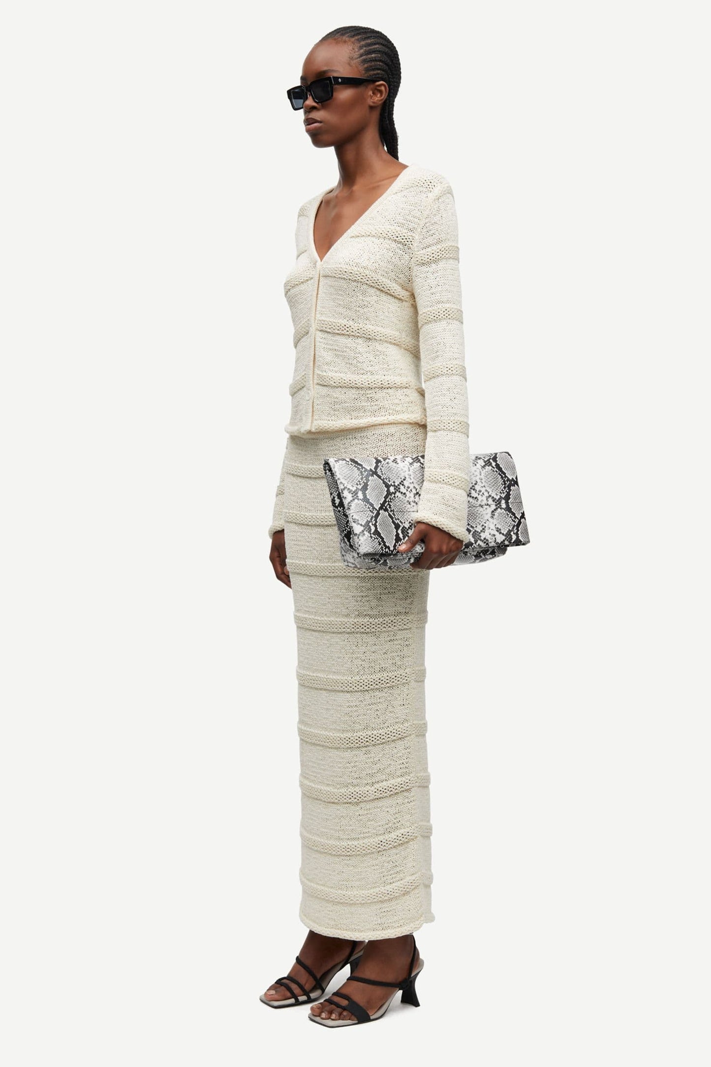 Samsoe Samsoe Sanettie Cardigan in Beige
