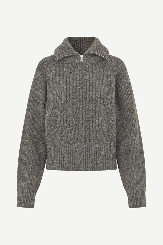 Samsoe Samsoe Saamandy Turtleneck in Grey