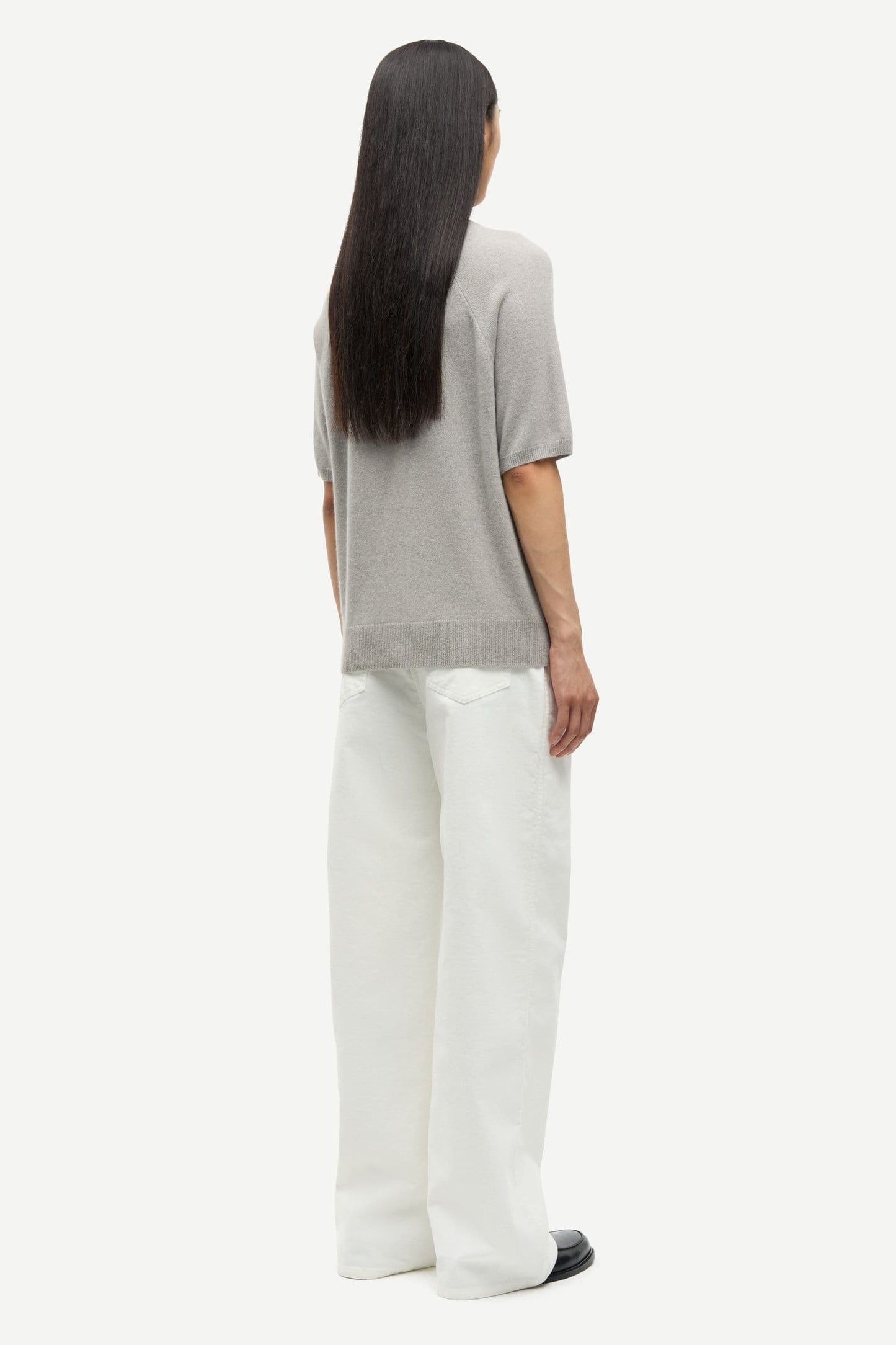 Samsoe Samsoe Saboston Kaschmir Shirt in Stein