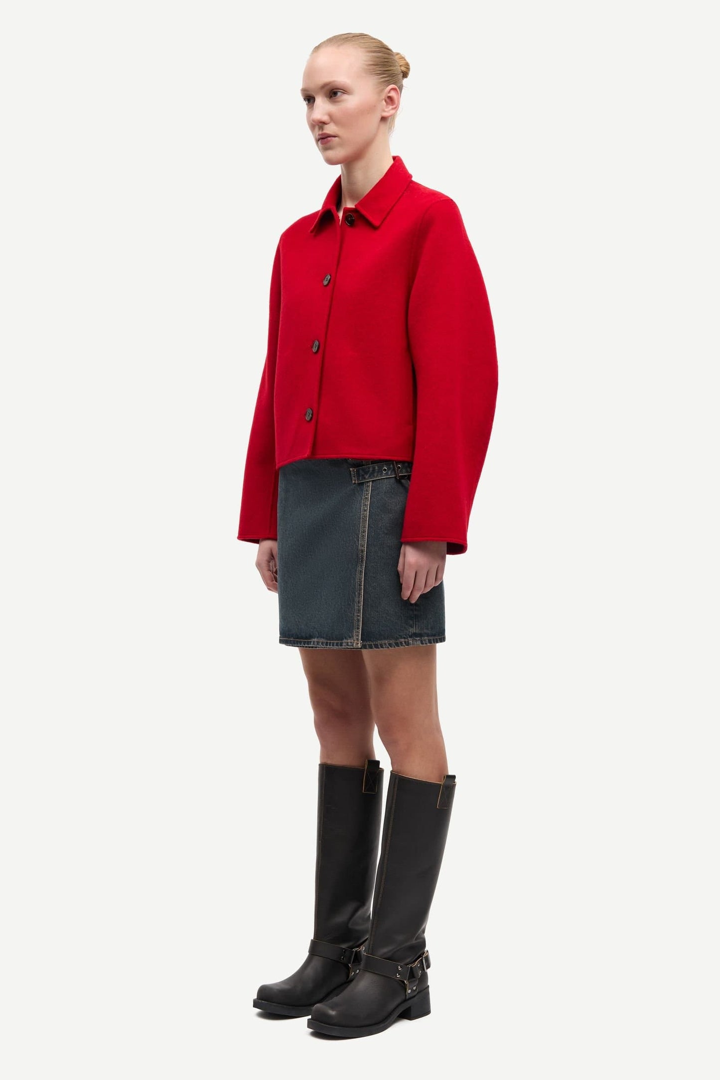 Samsoe Samsoe Saholly Jacke in Rot