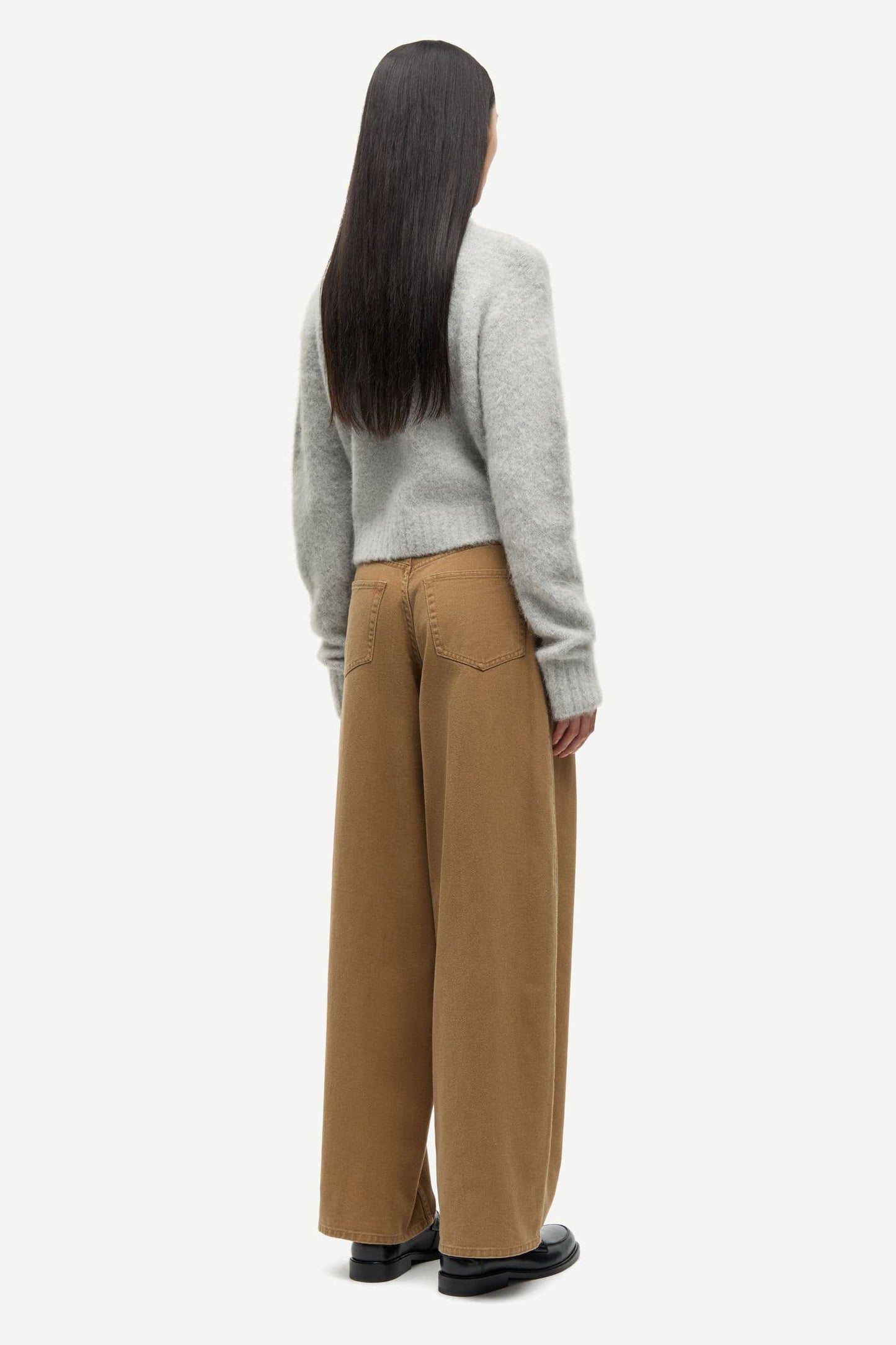 Samsoe Samsoe Sajeanne Strickjacke in Light Grey