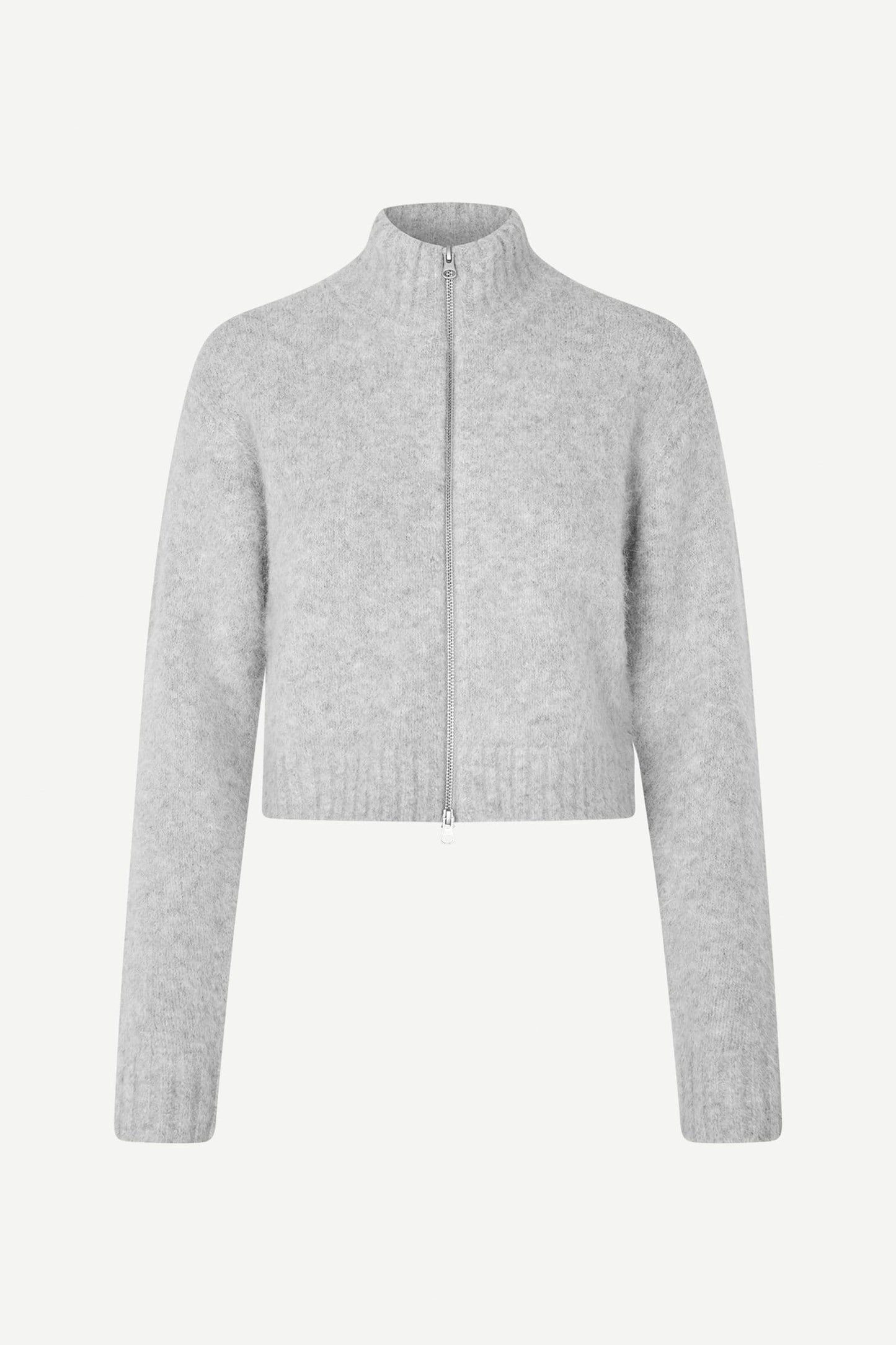 Samsoe Samsoe Sajeanne Strickjacke in Light Grey