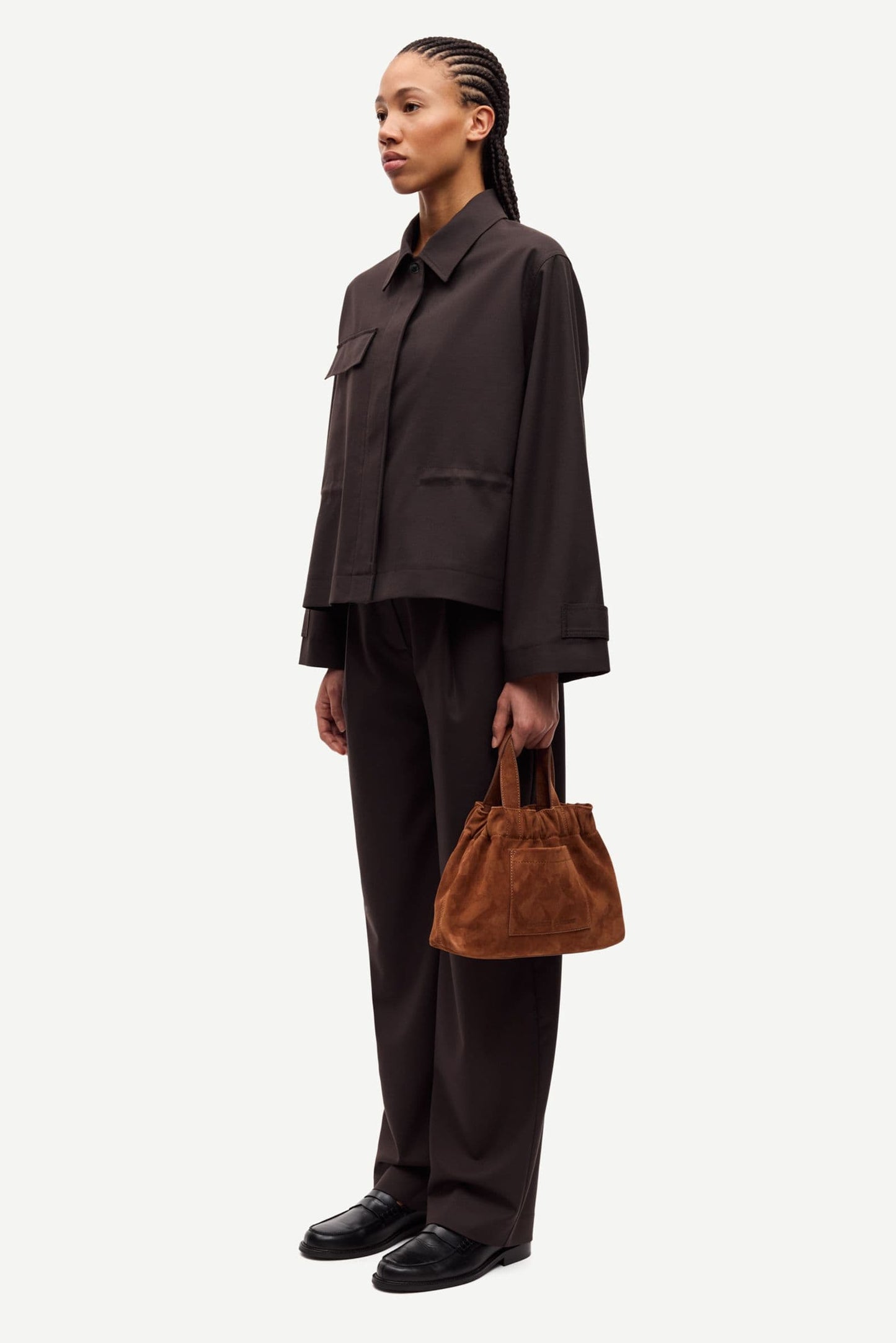 Samsoe Samsoe Salixa Jacke in Black Coffee