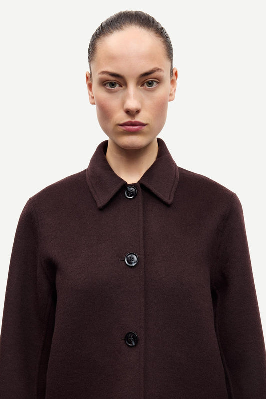 Samsoe Samsoe Saholly Jacke in Black Coffee